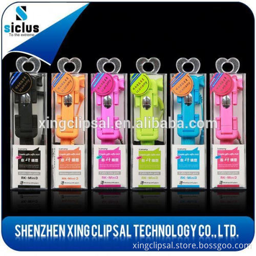 customer logo electronics pen size mobile phone rk mini3 selfie stick